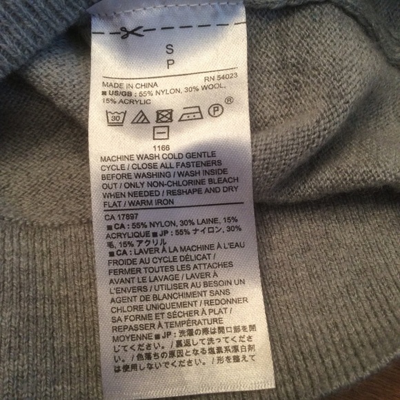 EUC Banana Republic Front Tie Sweater, Sz S - Picture 10 of 10